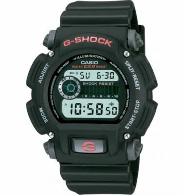 CASIO DW9052-1V Mens Classic G-SHOCK Black Resin Digital Chronograph Sport Watch - Image 1 of 4