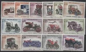 Monaco 1961 Veteran Motor Cars set of 14, mint MNH - Picture 1 of 1