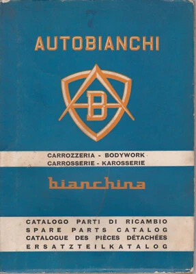 Autobianchi Bianchina - Catalogo parti di ricambio - Carrozzeria  2° Edizione - Immagine 1 di 4