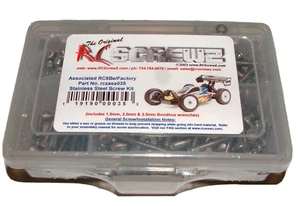 ASSOCIATED RC8Be/FACTORY RC SCREWZ SCREW SET STAINLESS STEEL ASS035 - Picture 1 of 1