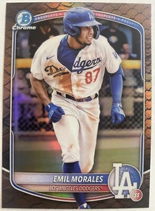 2025 Bowman Chrome Emil Morales #BCP-15 Reptillian Refractor - Bild 1 von 1