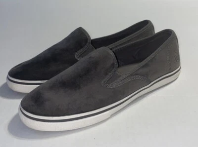 Zapatos sin cordones Ralph Lauren Janis gris terciopelo talla 7,5  Foto 1 de 4