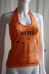 Y2K Diesel Neckholder, orange, Top Zustand, klein - Bild 1 von 10