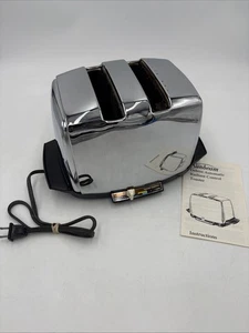 Sunbeam 20-3 AG Radiant Shade Control Auto Drop Chrome Toaster Tested & Working - Bild 1 von 21