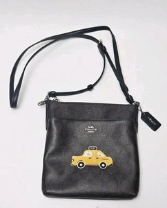 Coach NY Stories Signature Taxi Messenger Crossbody Bag - Picture 1 of 13