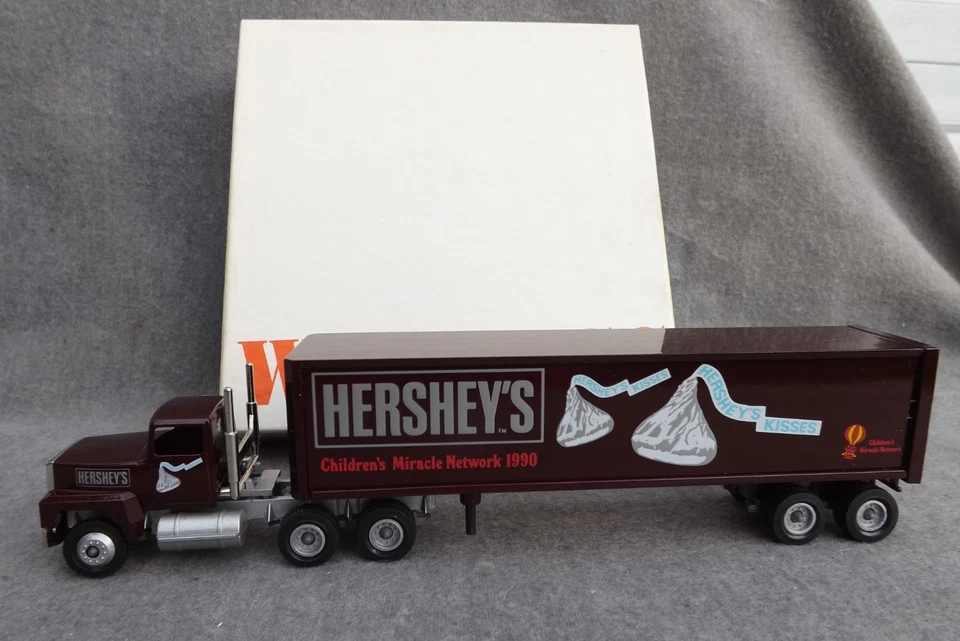 Semirremolque diecast Winross 1990 Hershey's Kisses Children's Miracle Network Foto 1 de 4