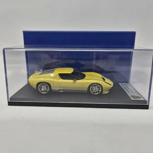 LOOKSMART LS172B 1:43 Lamborghini Miura Concept L.A. Motorshow 2006 Met. Yellow - Picture 1 of 7