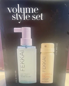FEKKAI: Volume Style Set w/5 fl. oz. Root Lift & 1.7 fl oz Texture Spray -New - Picture 1 of 4