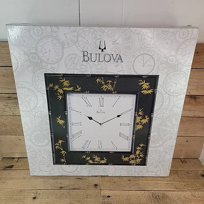 Reloj de Pared Bulova C4102 Willow II Chinoiserie Nuevo RARO Foto 1 de 4