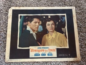 Vintage Movie Lobby Card "Alfred Hitchcock's Strangers on a Train" 1951 - Picture 1 of 1