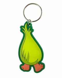 Disney Green Trolls Fuzzbert Keyring Unisex - Imagen 1 de 4
