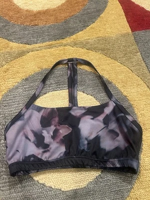 Beyond Yoga T Back Luxe Bra Dark Floral PrintSports Bra Un-Padded Size Small - Image 1 of 3