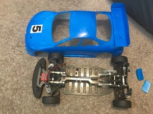 For Parts Yokomo carbon chassis Vintage Original.. - Picture 1 of 12