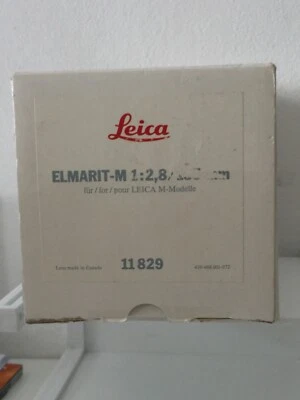 #LK046-Leica Leerer Karton Box, Empty box für M Elmarit 35mm 11829 ohne Inhalt - Bild 1 von 4
