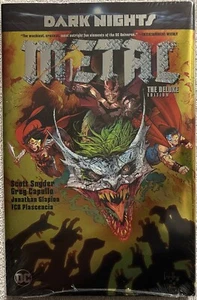 DARK KNIGHTS DELUXE EDITION HARDCOVER SEALED SCOTTY SNYDER GREG CAPULLO - Picture 1 of 2