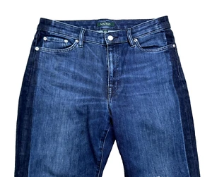 Lauren Ralph Lauren 'PREMIER STRAIGHT ANKLE' Blue Jeans Size W30 AU12. - Picture 1 of 11