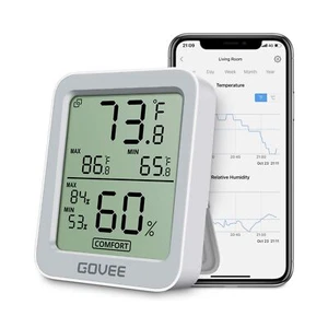 Govee Bluetooth Digital Hygrometer Indoor Thermometer, Room Humidity and Temp... - Picture 1 of 7