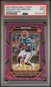 Anthony RIchardson RC - 2023 Prizm DP - Purple Wave - PSA 9 Mint - Picture 1 of 2