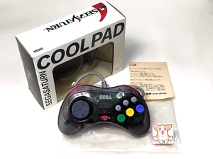 SEGA SATURN SS Coolpad Controller HSS-0101 Skeleton w/Box Official Sega Japan - Picture 1 of 14