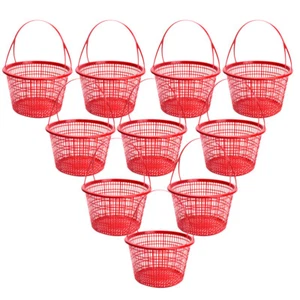 10 Pcs Fruit Picking Basket Reusable Fruits Baskets Mini Storage Shopping - Picture 1 of 12