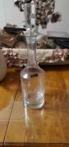 Fahrgestellnummer TOSKANA WEINKARAFFE MIT STOPFEN KRISTALLGLAS GEÄTZT MUNDGEBLASEN 15,5 🙂 - Bild 1 von 7