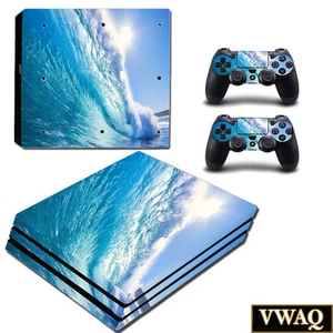 PS4 Pro Sticker Ocean Skin Sony Playstation 4 Pro Skin Decal Covers VWAQ-PPGC9 - Picture 1 of 1