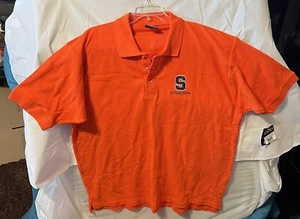 Syracuse Mens Old Varsity Brand Orange Golf Polo Shirt Size XLarge - Picture 1 of 5