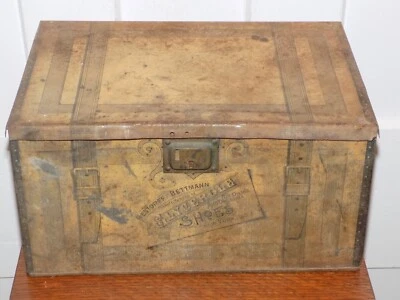 Glicerol vintage Restorff & Bettmann para engrasar zapatos exhibición lata Foto 1 de 4