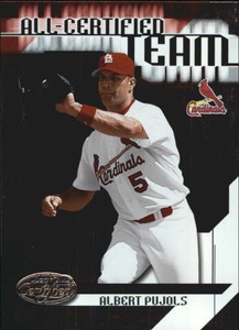 2002 (CARDINALS) Leaf Certified All-Certified Team #23 Albert Pujols