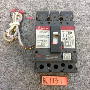 GE SELA36AT0060 3 POLE 60 AMP BREAKER W/ SRPE60A50 RATING PLUG SHUNT TRIP - Picture 1 of 14