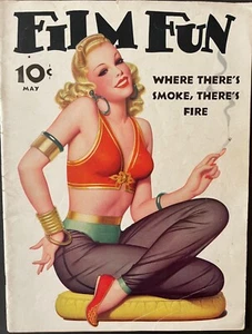 Film Fun May 1940 "Where There's Smoke,There's Fire" - Picture 1 of 4
