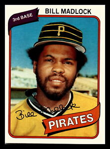 1980 Topps Bill Madlock Pittsburgh Pirates #55 NM-MINT Vintage