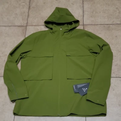 Mens Lululemon Stretch Cargo Full Zip Jacket SZ XL Juniper Green LM4AFWS $198.00 - Image 1 of 2