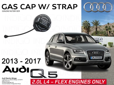 Audi Q5 2013-2017 original de fábrica OEM tapa de gasolina para Q5-8K0201550P Foto 1 de 3