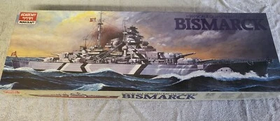 Academy Minicraft 1/350 Scale German Battleship Bismark Model Ship Kit #1415 - Image 1 of 3