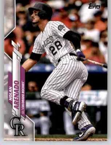 2020 Topps Series 1 Nolan Arenado Base Card MLB PWE Set Break Rockies #230 - Picture 1 of 2
