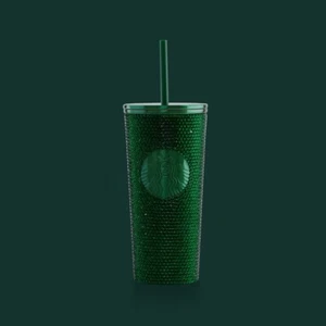 Starbucks 2024 Rhinestone Emerald Holiday Tumbler 16 Oz Philippines - Picture 1 of 4