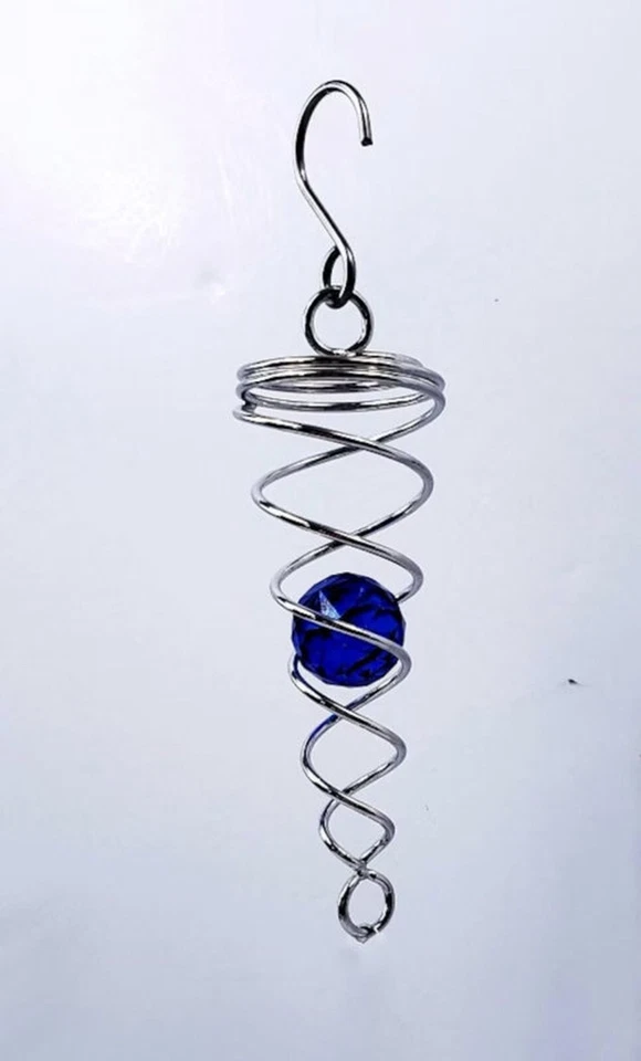 Estabilizador de cola giratorio de viento Twister bola de observación de vidrio de 6 pulgadas acero inoxidable Foto 1 de 1