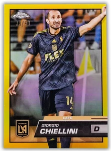 Giorgio Chiellini 2023 Topps Chrome MLS #188 Gold Refractor /50 - Picture 1 of 3