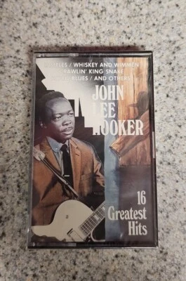 John Lee Hooker - 16 Greatest Hits Cassette SEALED  - Image 1 of 4