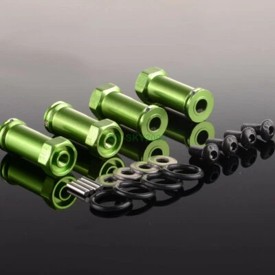4pcs 30mm Thickness Enhanced Mount 12mm Wheel Hex Drive Adaptor Fits RC Traxxas - Image 1 of 3