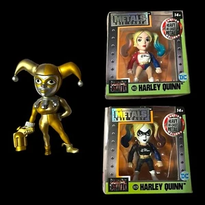 Harley Quinn Metals Die Cast Metalfigs Figure Lot Of 3 Two In Box One No Box - Picture 1 of 6