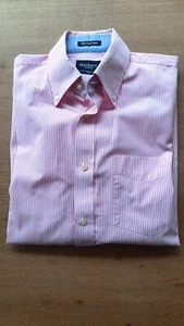 HACKETT Pink and White Stripped Formal / Business Shirt size Large. - Picture 1 of 10