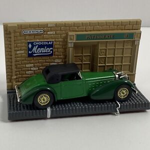 LESNEY MATCHBOX MOY Y-17 1938 HISPANO-SUIZA Green Still Tied To Boxed Piece