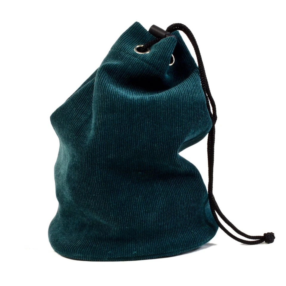 New Drawstring Chess Pieces Bag – Locking Clasp - Green - Image 1 of 1