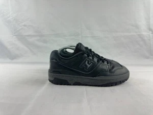 New Balance 550 Triple Black Shoes Casual (GS) - Size 5.5Y/7W - GSB550BB - Picture 1 of 8