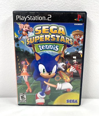 Sega Superstars Tennis (Sony PlayStation 2, 2008 PS2) No Manual - Image 1 of 4