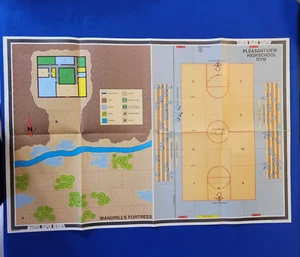 Marvel Super Heroes Roleplaying The Uncanny X-Men Map - TSR 6896xxx0701 - Picture 1 of 2