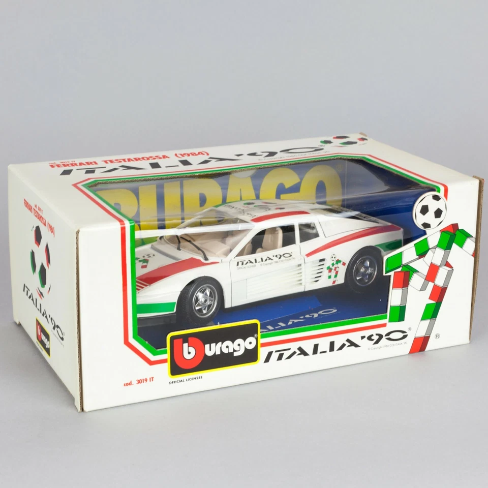 Bburago Ferrari Testarossa Italia 90 (1984) 1:18 COD. 3019 con scatola w box NEW - Immagine 1 di 4