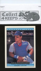 1992 Donruss #289 Ivan Rodriguez (HoF Texas Rangers) - Bild 1 von 2